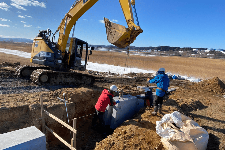 雄物川下流秋田防災拠点盛土・整備工事