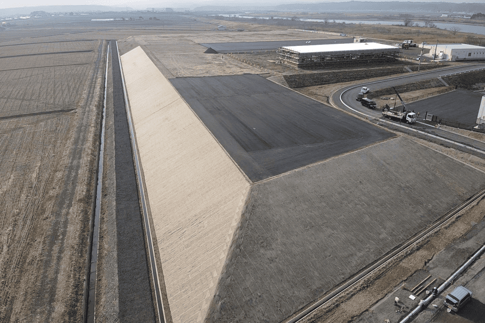 雄物川下流秋田防災拠点盛土・整備工事