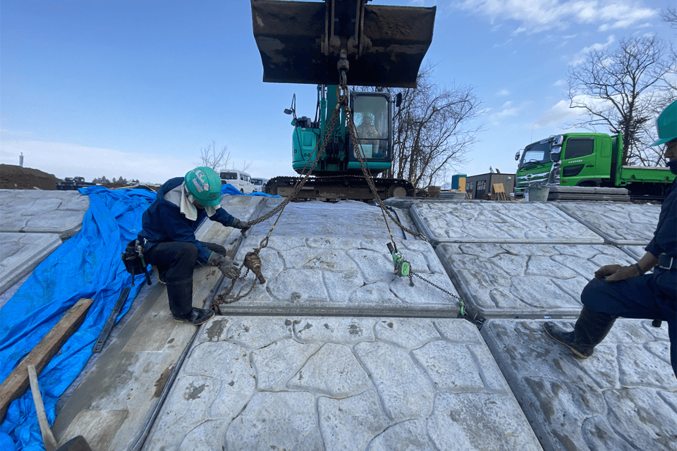 雄物川上流皆瀬川増田地区護岸補修工事