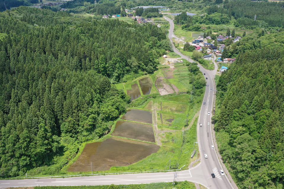 神内地区道路改良工事