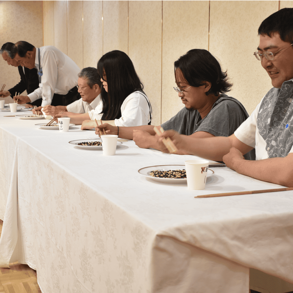 親睦会：生ビール大会－豆はこび